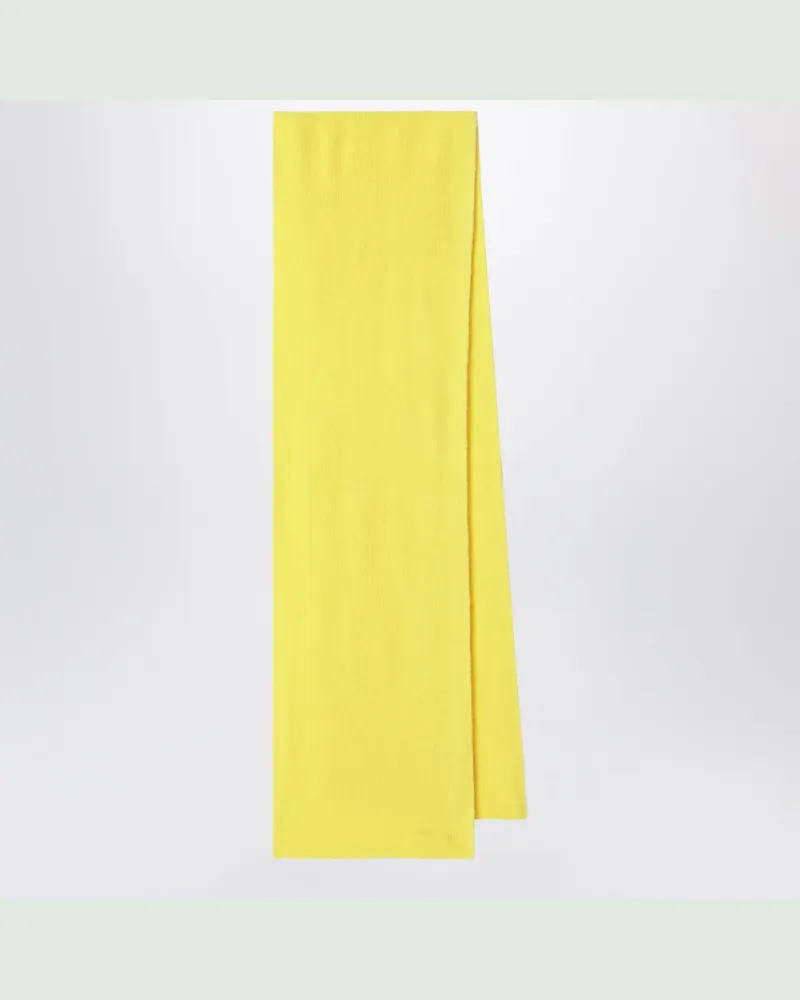 Le Bonnet Schal aus Wolle und Caregora in Acid Yellow Yellow