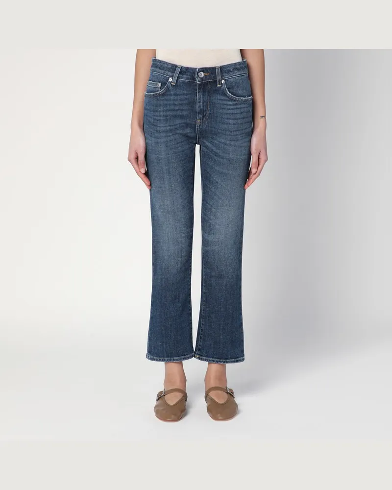 Department 5 Bootcut-Jeans Clar in Blau mit Washed-Effekt Blau