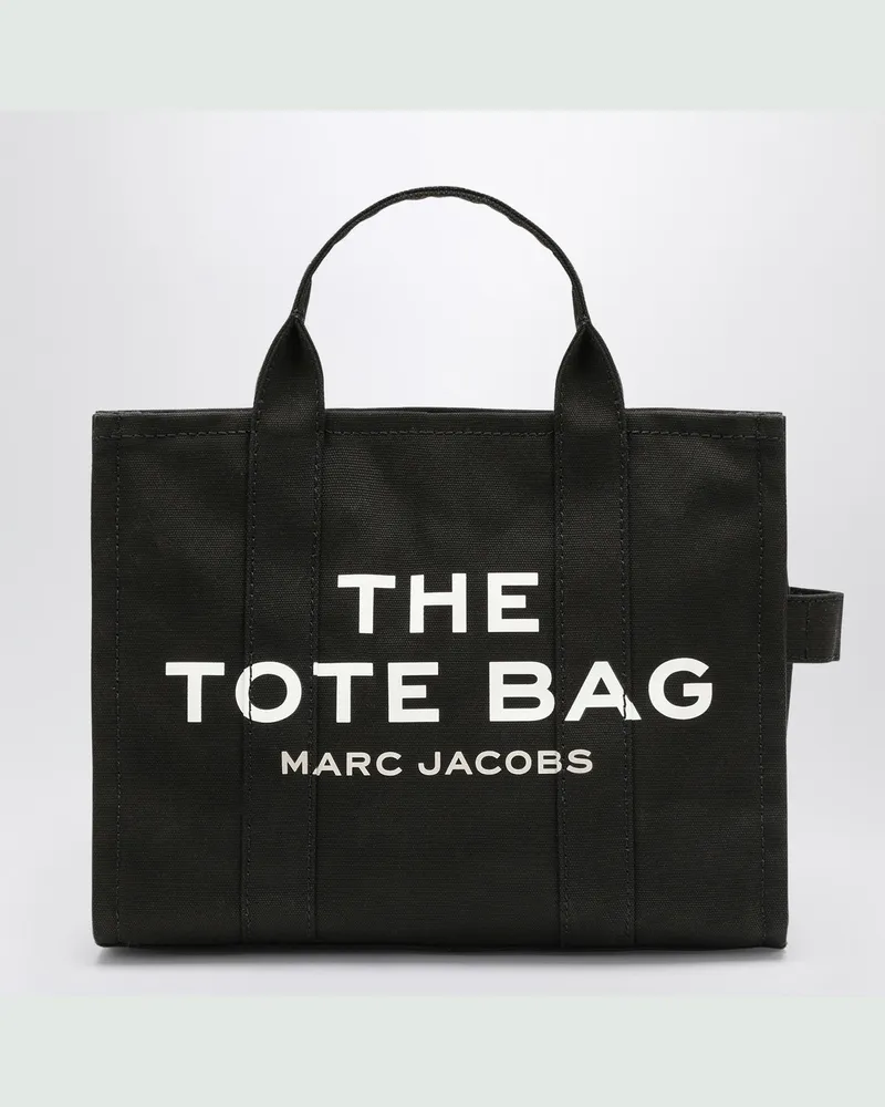 Marc Jacobs The Medium Tote Bag aus schwarzem Canvas Black