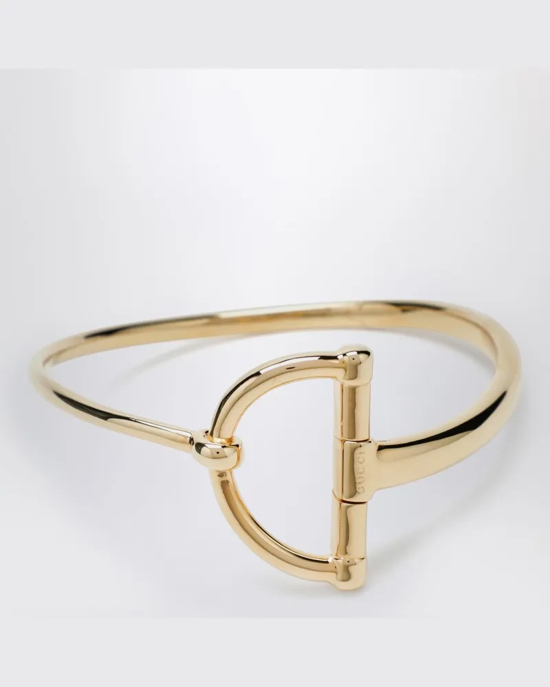 Gucci Goldene Halskette mit halbem Gebiss Metallisch