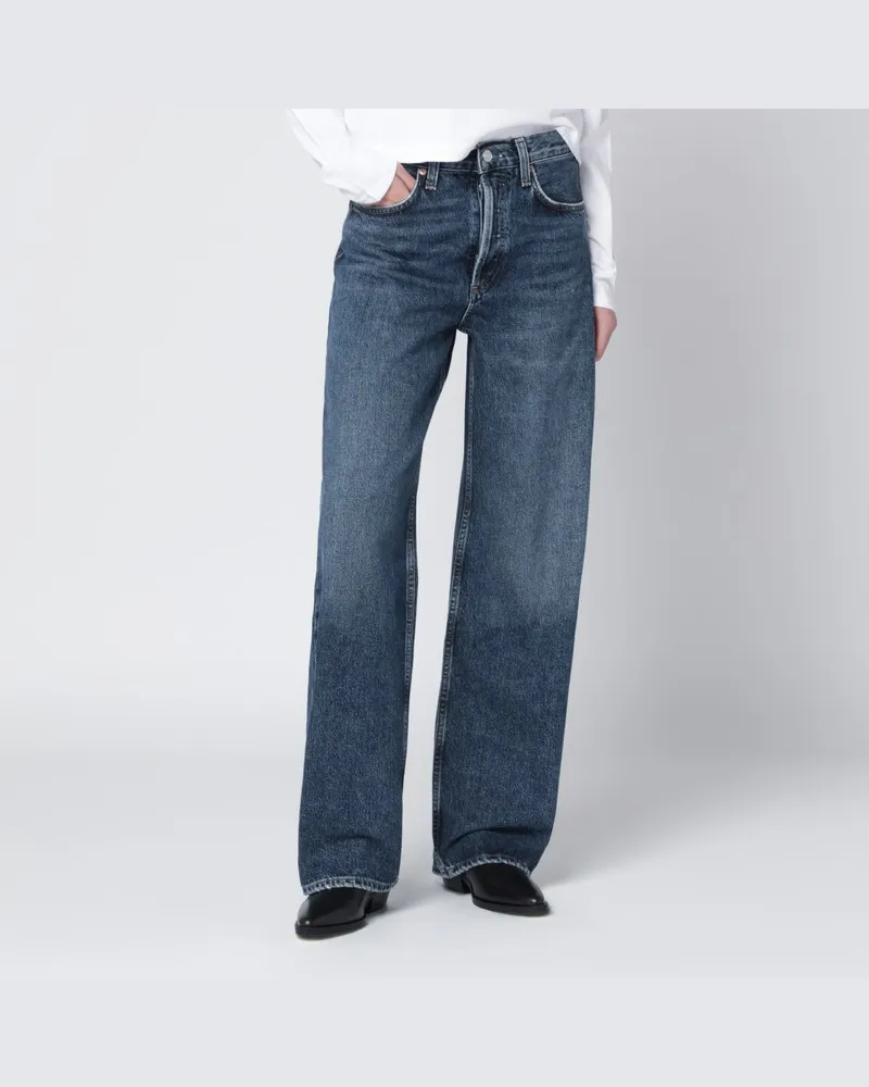 AGOLDE Blaue Jeans aus recyceltem Denim Blau