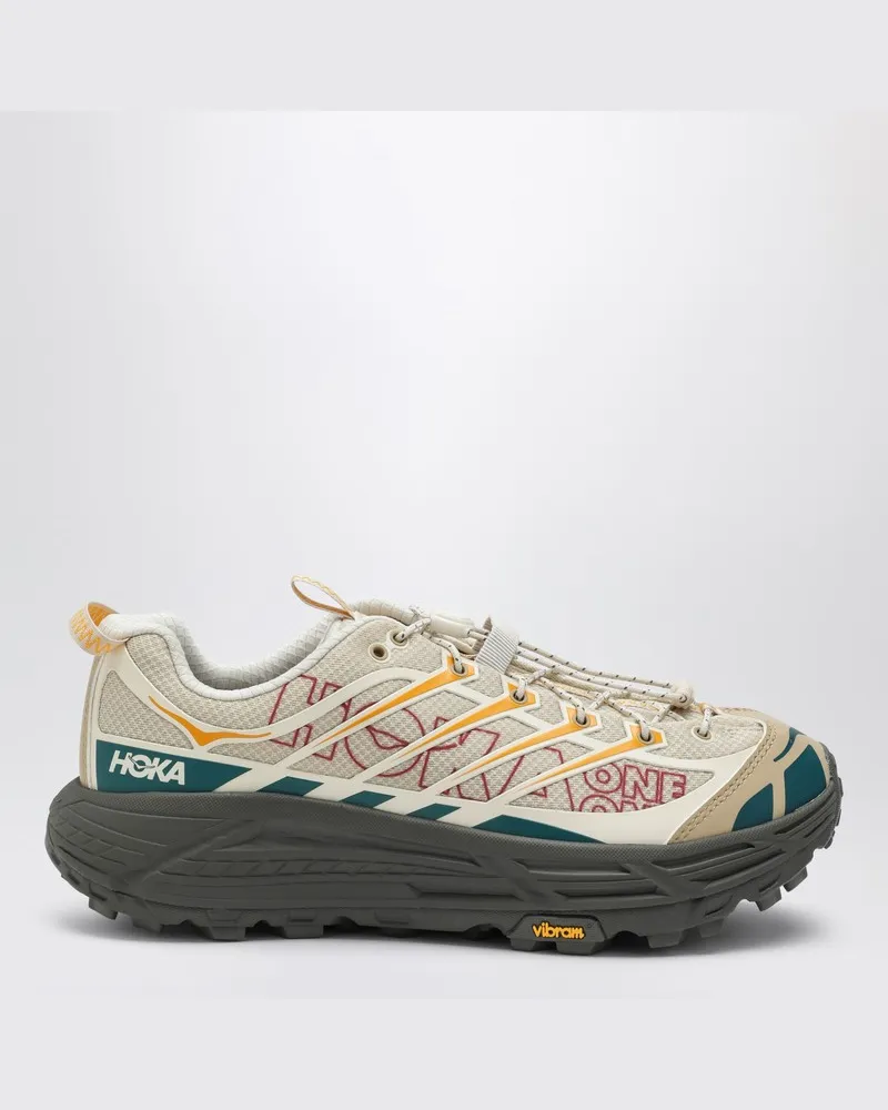 HOKA ONE ONE Mafate Three2 Sneaker Cream/Khaki Mehrfarbig