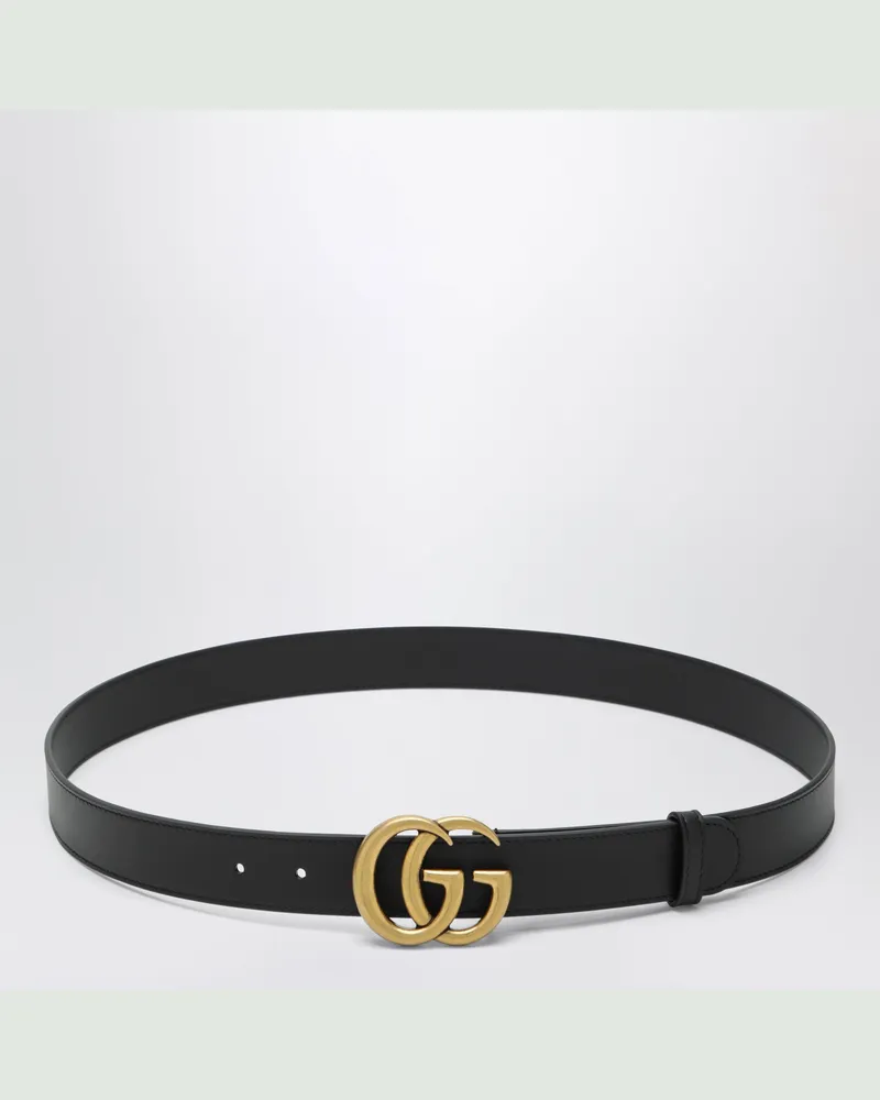 Gucci Gürtel GG Marmont in Schwarz Black