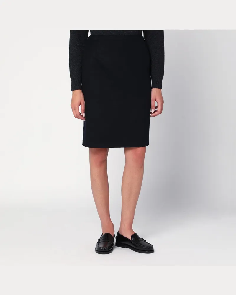 Loro Piana Vivian-Rock in Marineblau aus Kaschmir Blue