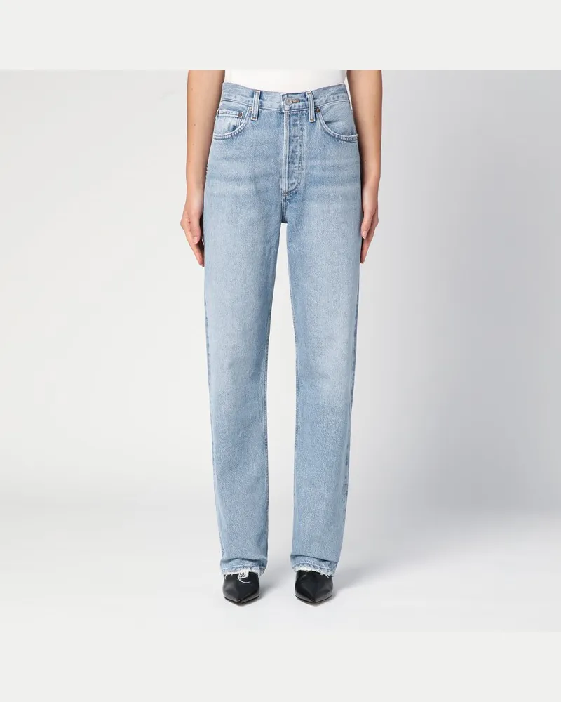 AGOLDE Hellblaue Jeans aus regeneriertem Denim Hellblau