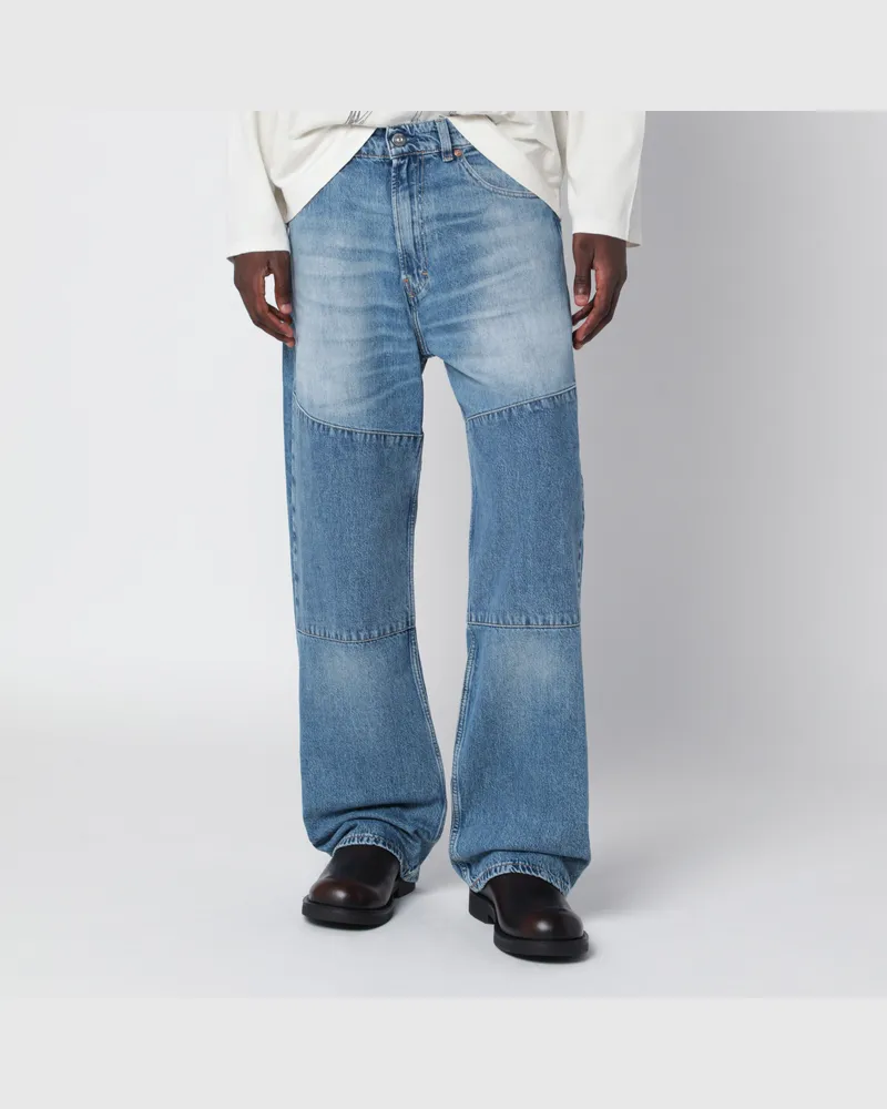 Our Legacy Hellblaue Third Cut Jeans aus Baumwolldenim Light