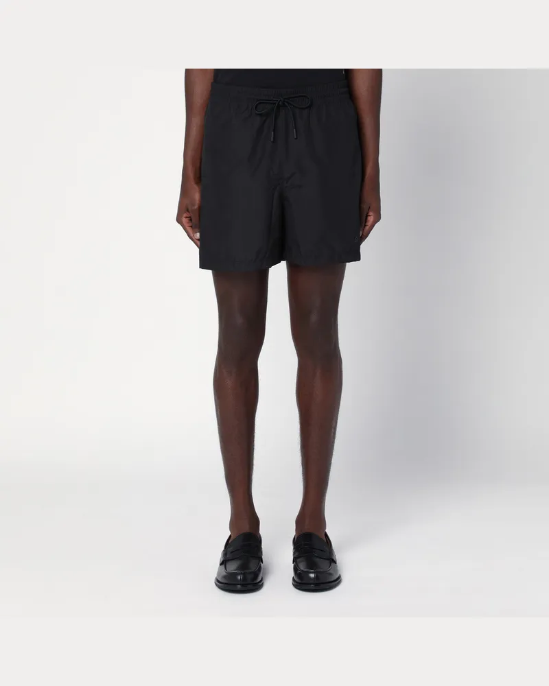 Gucci Schwarze Badehose mit Logo Black