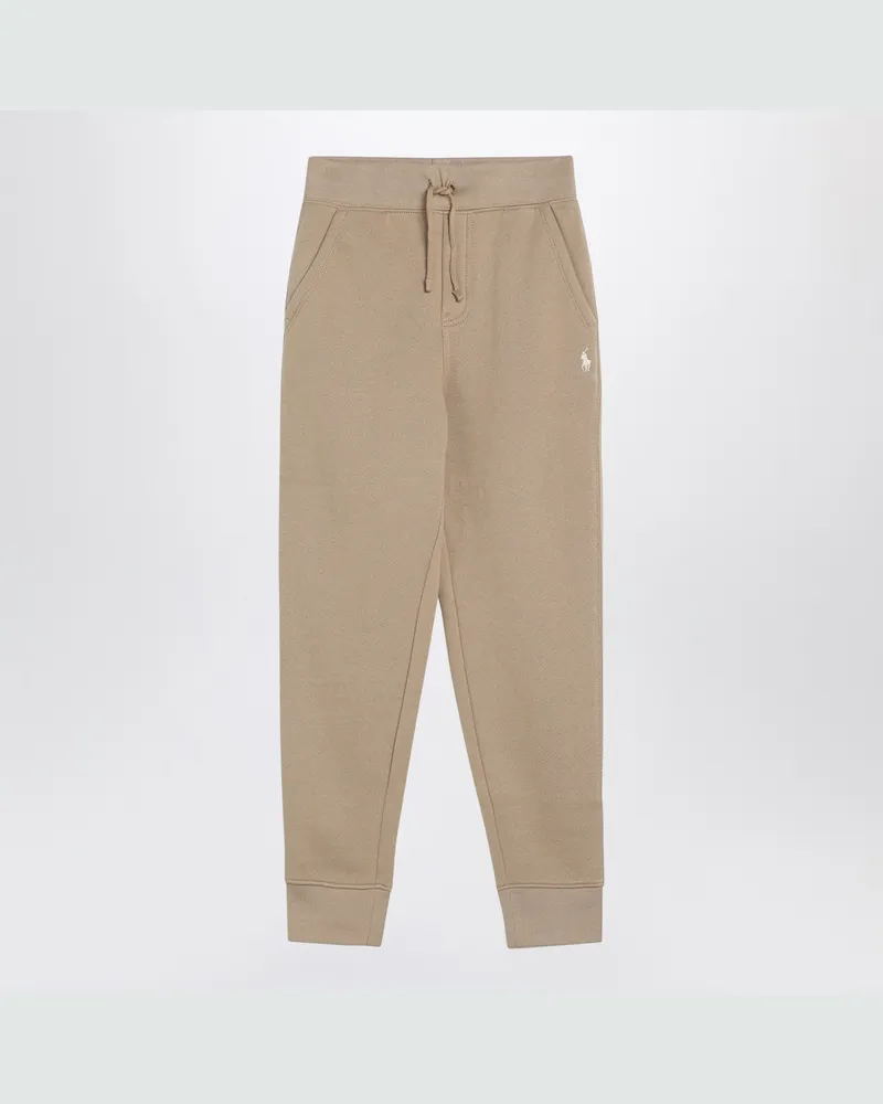 Ralph Lauren Khakifarbene Jogginghose aus Baumwollgemisch Green
