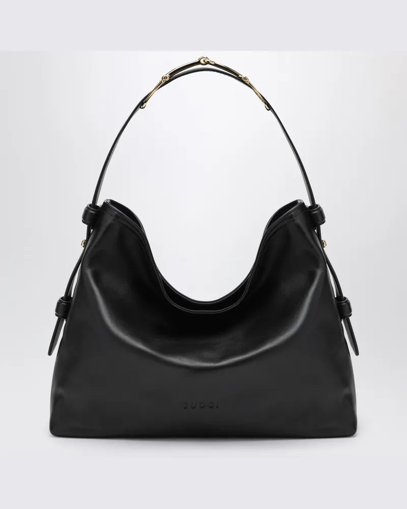 Gucci Mittlere schwarze Beatrix-Schultertasche Schwarz