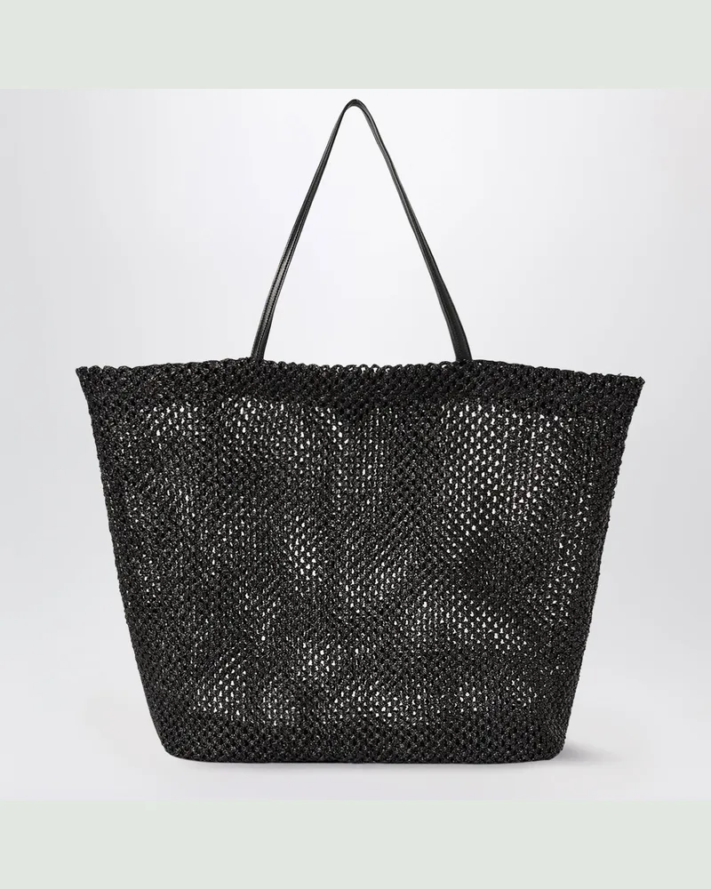 The Row Geometrische Tote Bag Barn aus Nylon in Schwarz Black