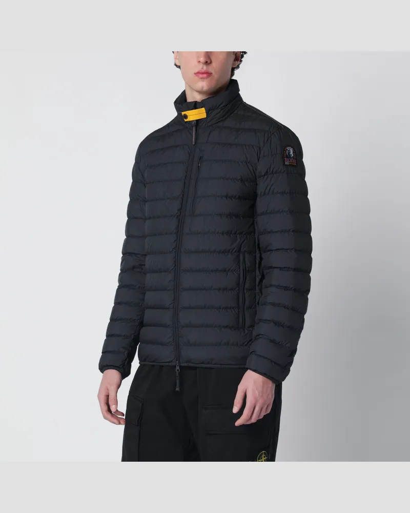 Parajumpers Kurze gesteppte Daunenjacke Ugo in Schwarz Black
