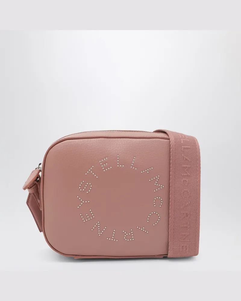 Stella McCartney Umhänge-Camera-Bag mit Logo in Rosa Pink