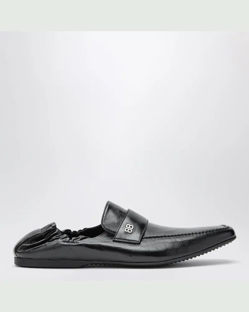 Balenciaga Palermo BB Loafer aus Ziegenleder in Schwarz Black