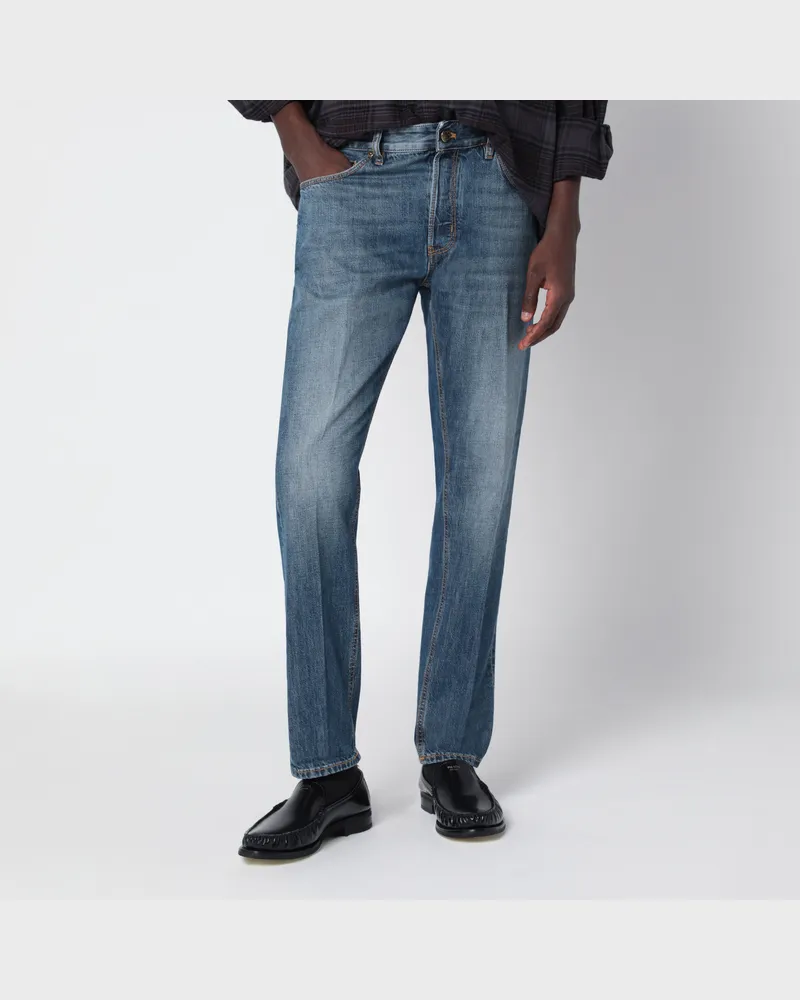 PT TORINO Blaue Reggae Jeans mit verwaschenem Effekt Blue