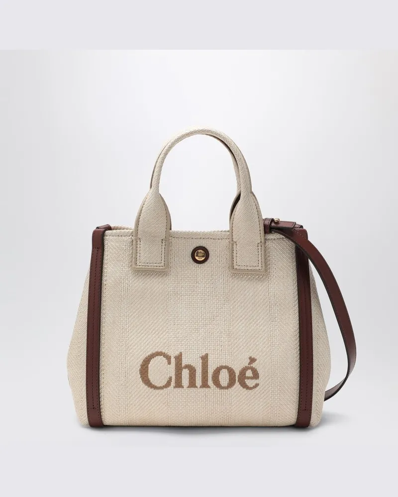 Chloé Kleine  Carry Tote Tasche in Sandfarbe Beige