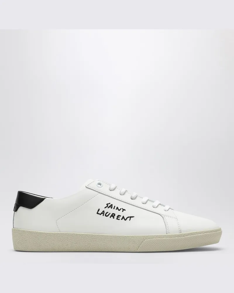 Saint Laurent Flacher weißer Sneakers Sl06