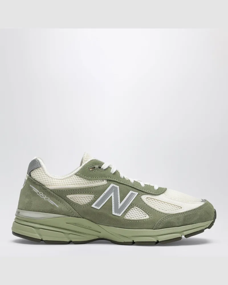 New Balance Sneaker 990V4 Made in USA Khaki Green