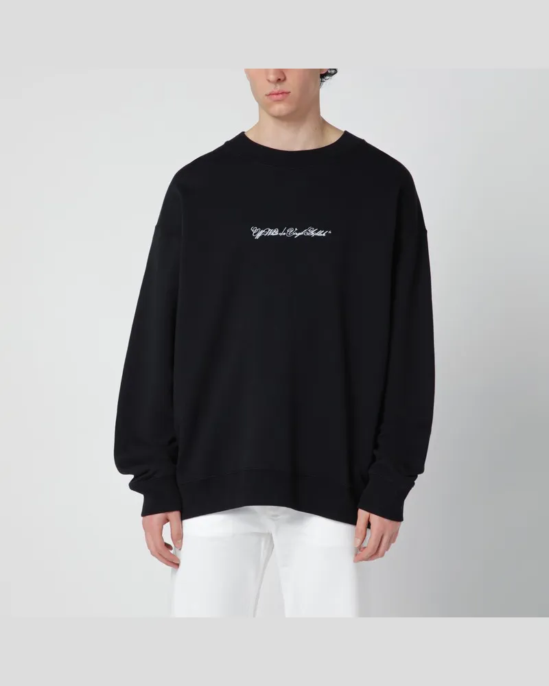 OFF-WHITE Schwarzes Script Arrow Diagonal Skate Sweatshirt Schwarz