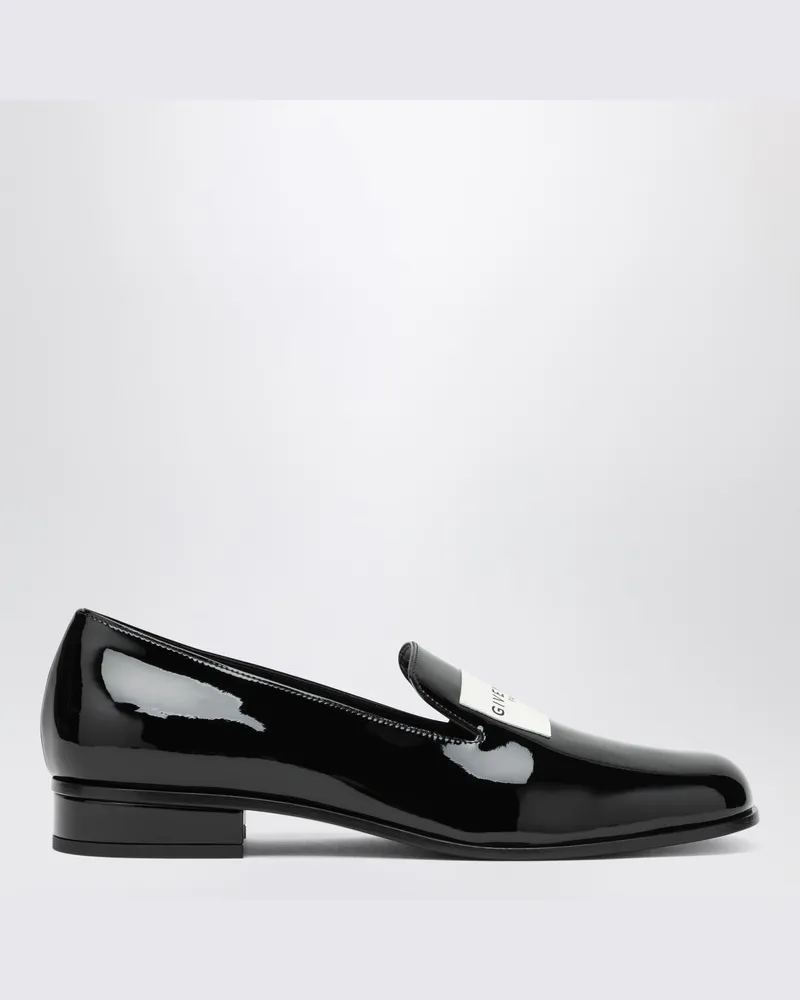 Givenchy Schwarze Lackleder-Tuxedo-Loafer Schwarz