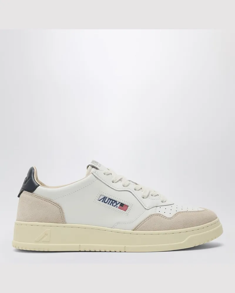 AUTRY Lederturnschuh Medalist weiß/blau Schwarz