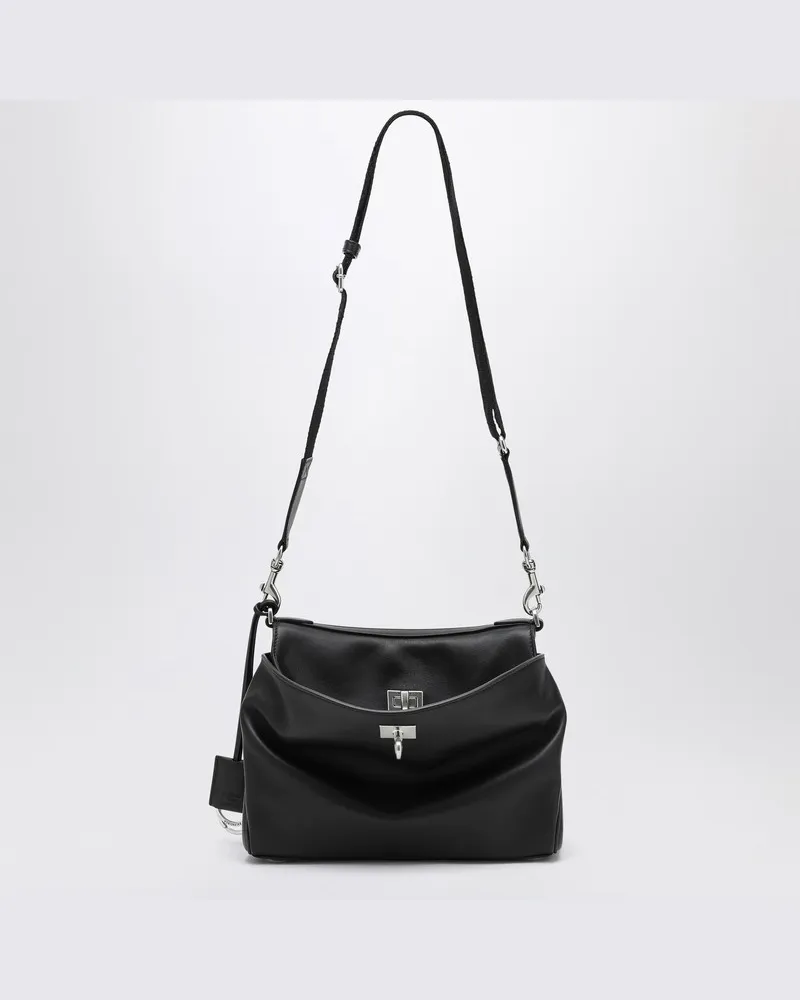 Balenciaga Kleine schwarze Rodeo-Schultertasche Schwarz