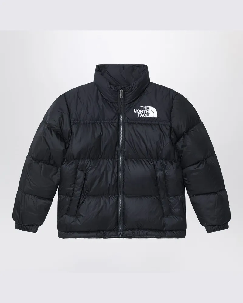 The North Face Schwarze Daunenjacke Retro Nuptse 1996 Schwarz