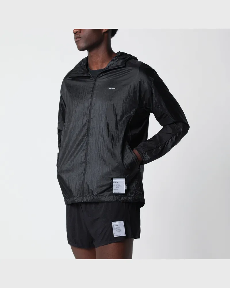 Satisfy Schwarze Pertex Diamond Fuse Windjacke Black