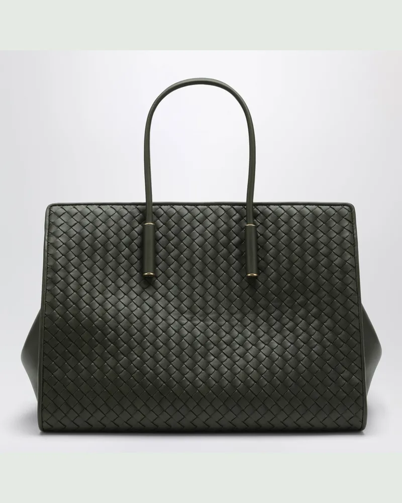 Bottega Veneta Barbara grüne Ledertasche Green