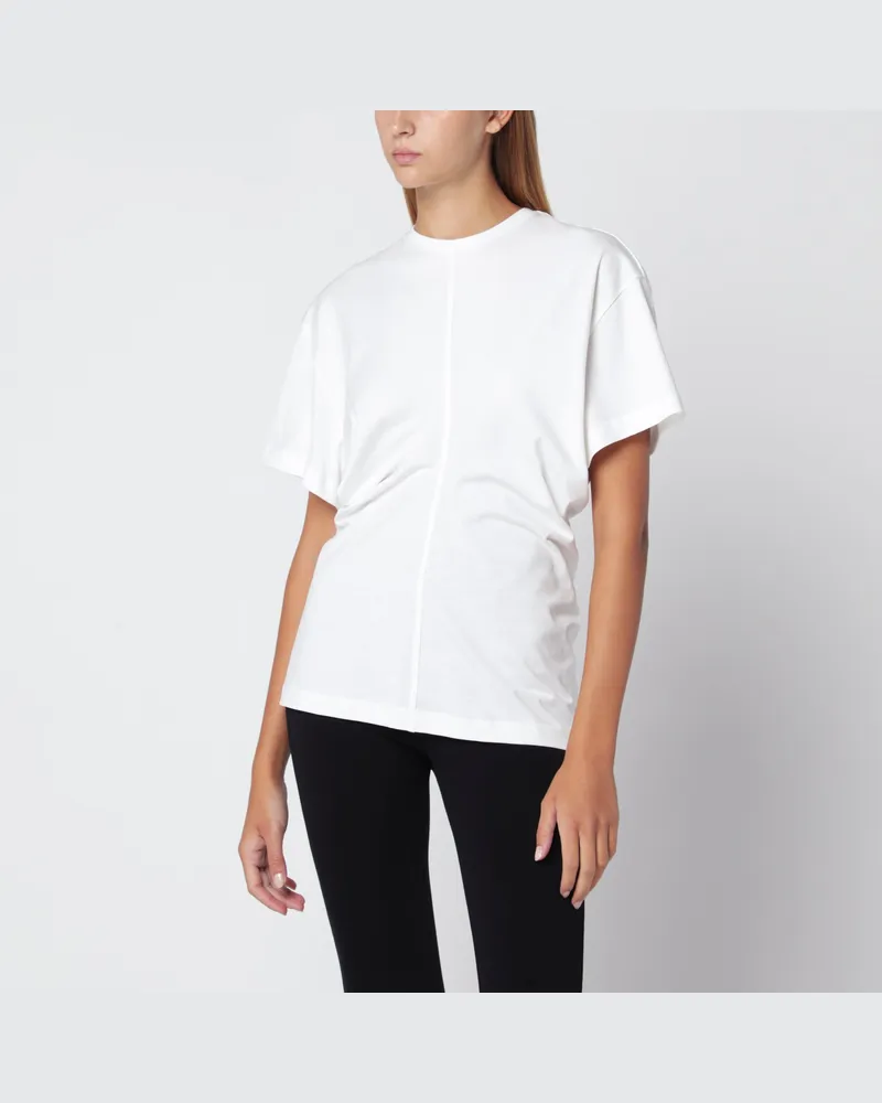 Totême Weißes T-Shirt aus Baumwolle White