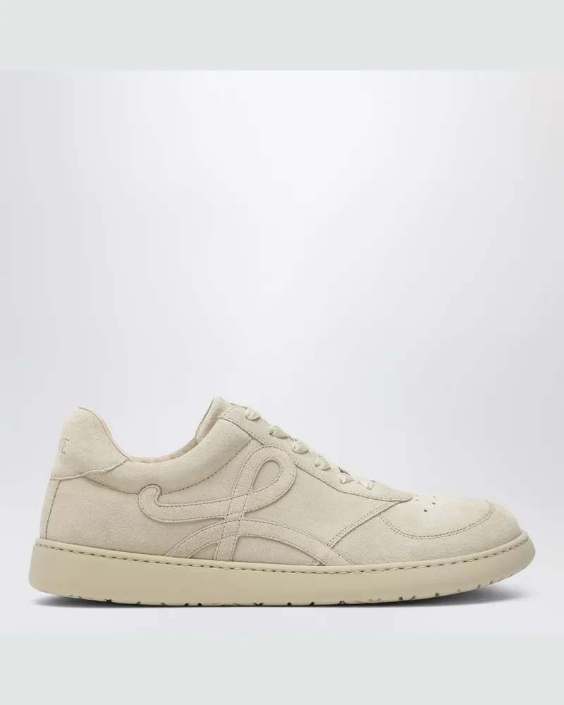 Loewe Sneaker Jambo in Haferfarbe aus Wildleder Beige
