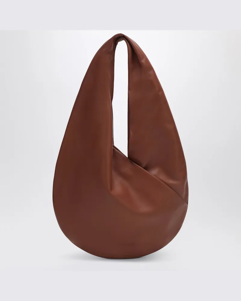 Aesther Ekme Cognacfarbene Tasche Ora aus Leder Braun