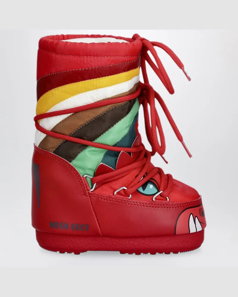 Moon Boot Icon Junior Dino Stiefel Multicolor