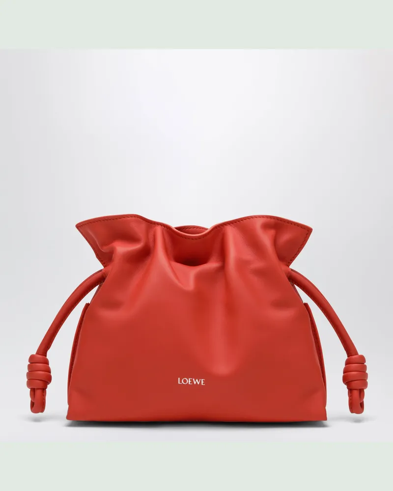 Loewe Mini Flamenco Clutch in Orange Orange