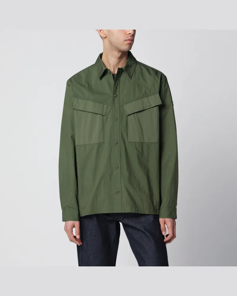 TATRAS Khakigrünes Doris Hemd aus Baumwollmischung Green