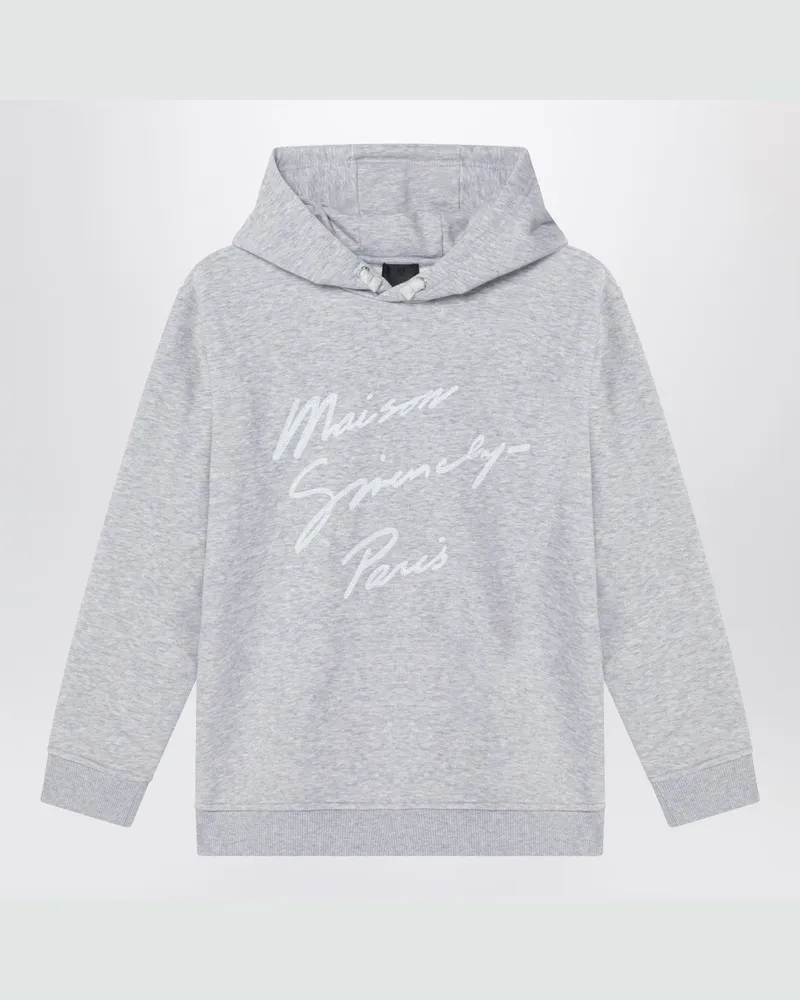 Givenchy Grey hoodie with embroidered logo Grey