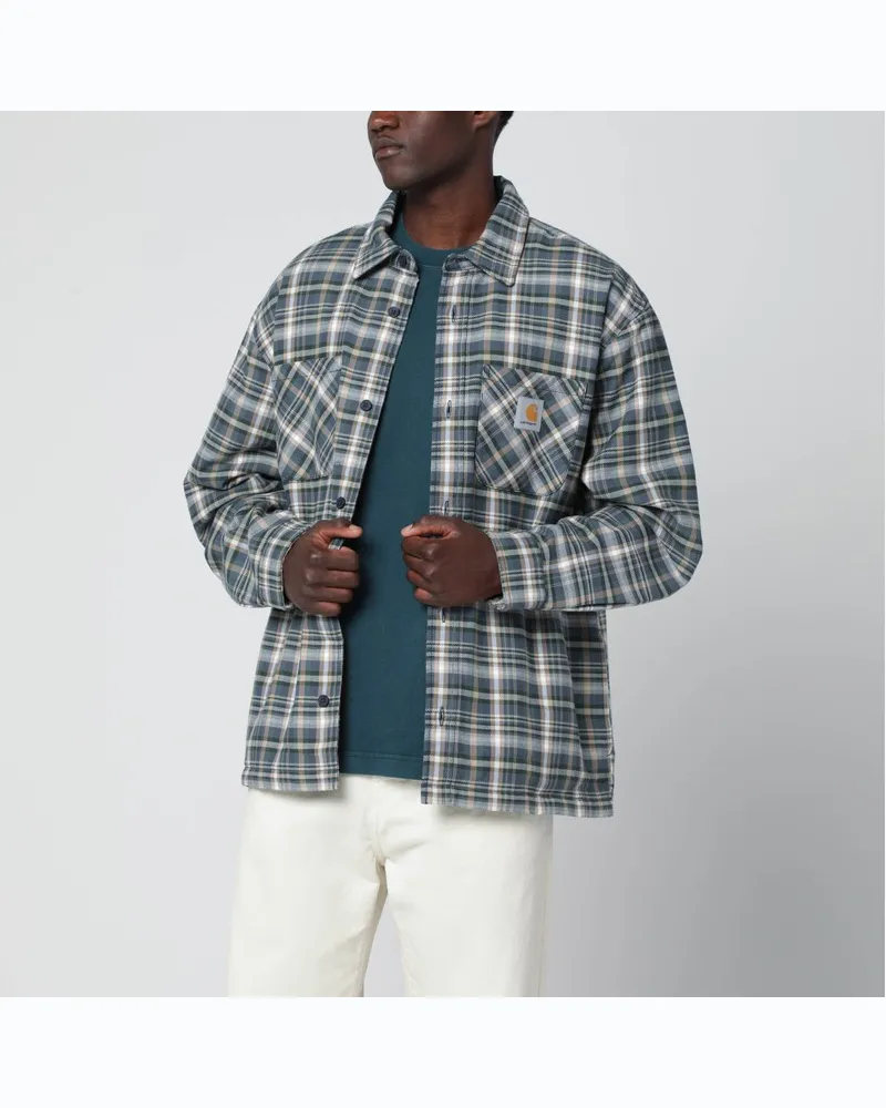 Carhartt WIP Cronyn marineblaue Shirtjacke Blau