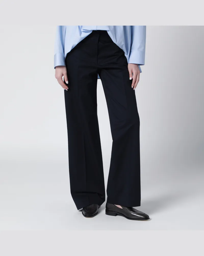 PT TORINO Hose Francoise aus blauem Baumwollgemisch Blue