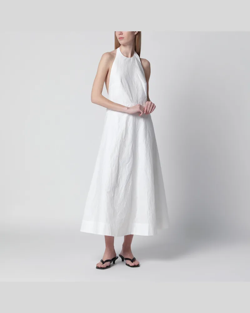 Róhe Weißes Midikleid aus Baumwollmischung White