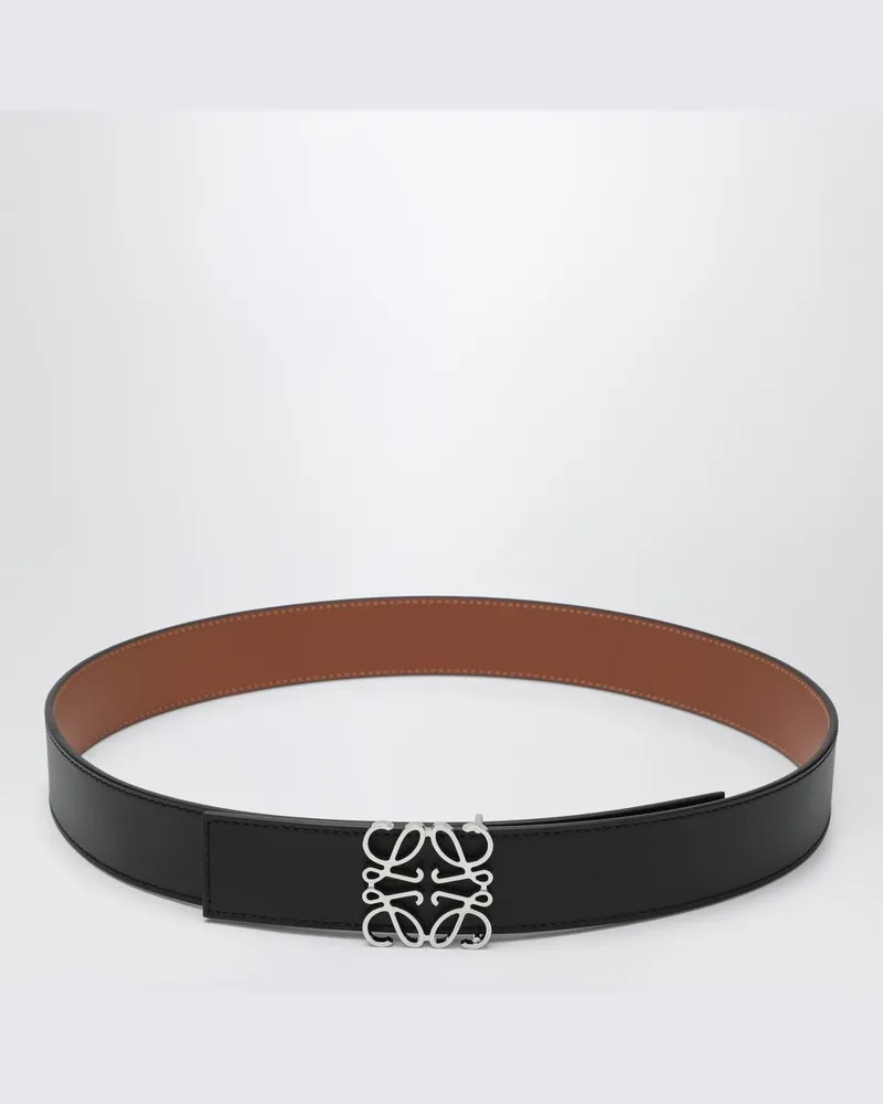 Loewe Wendegürtel Anagram in Braun/Schwarz Schwarz