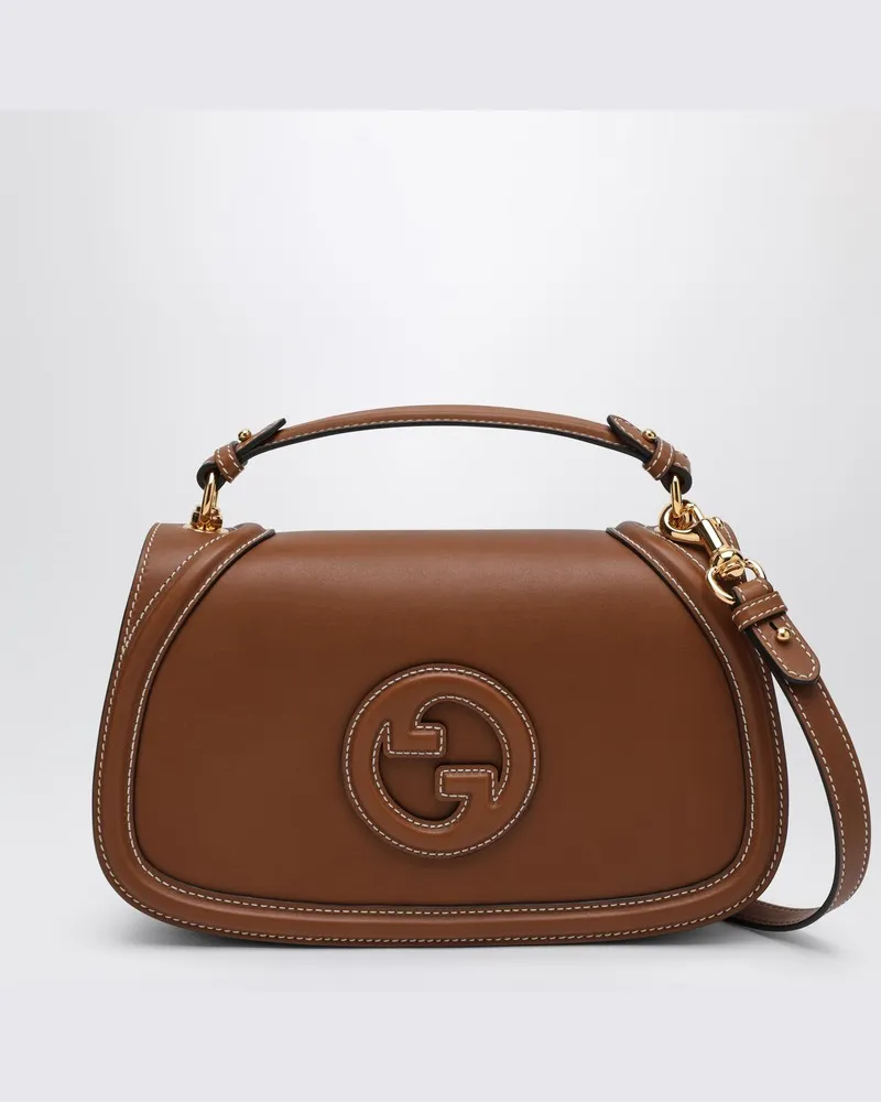 Gucci Braune Mini-Umhängetasche Blondie Braun