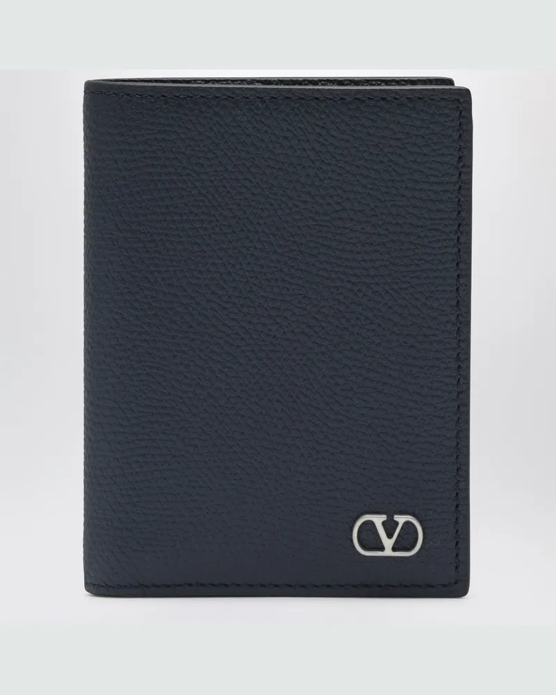 Valentino Garavani Vlogo Signature Kartenetui marineblau Blue