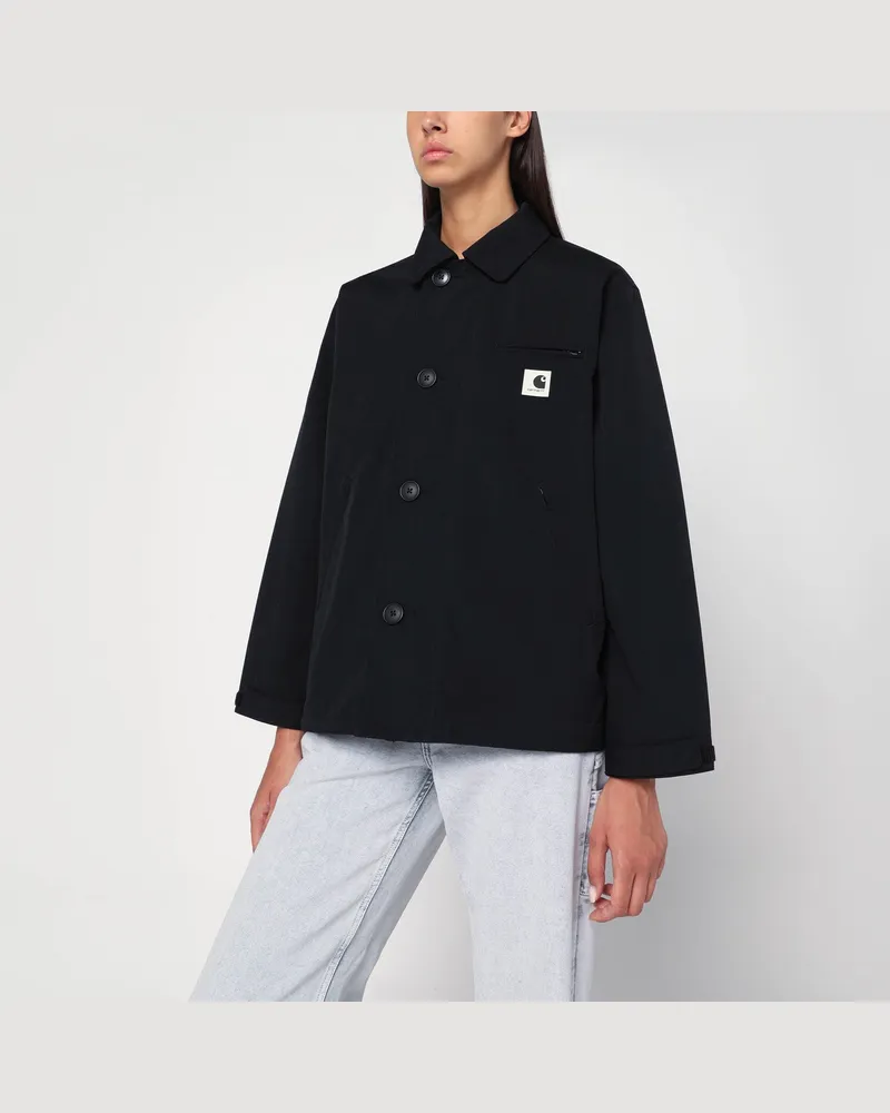 Carhartt WIP Barnett Jacke schwarz Black