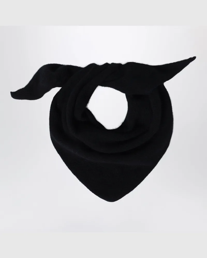 Le Bonnet Bandana aus Wolle und Caregora in Onyx Black