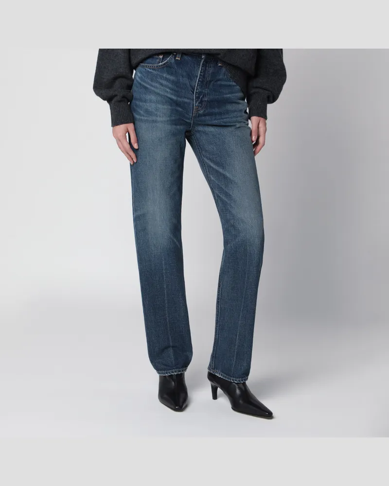 Totême Slim-Jeans in Blau aus Denim Blue