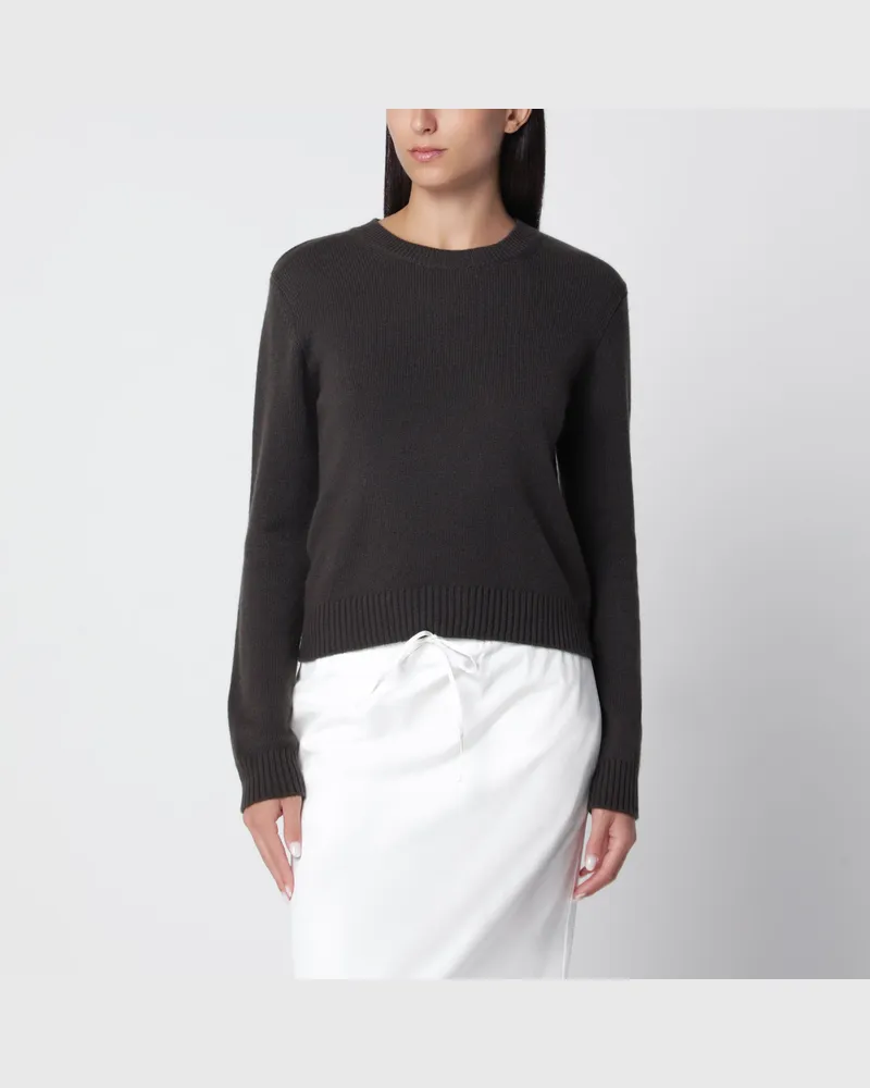 Lisa Yang Pullover Mable aus Kaschmir in Dunkelfarn Grey