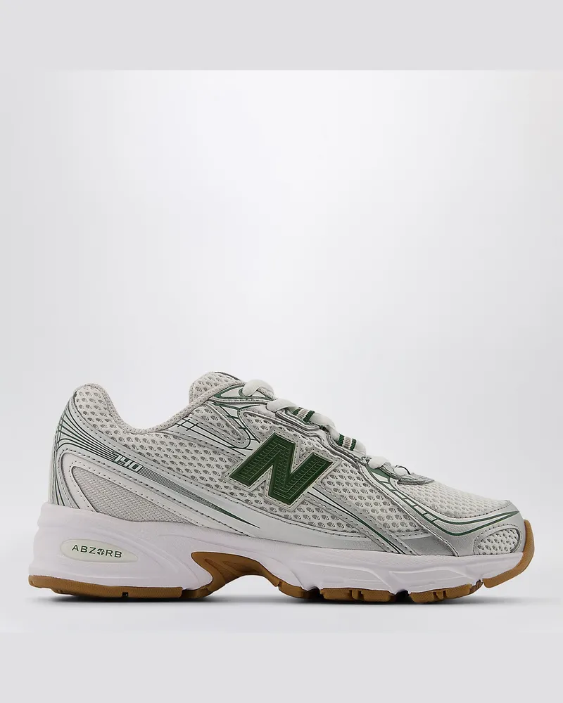 New Balance Sneaker 740 Bungee Silver Metalic/ Dark Alpine Green Green