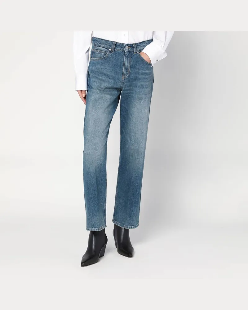 Victoria Beckham Bearnie-Jeans in verwaschenem Blau Blau