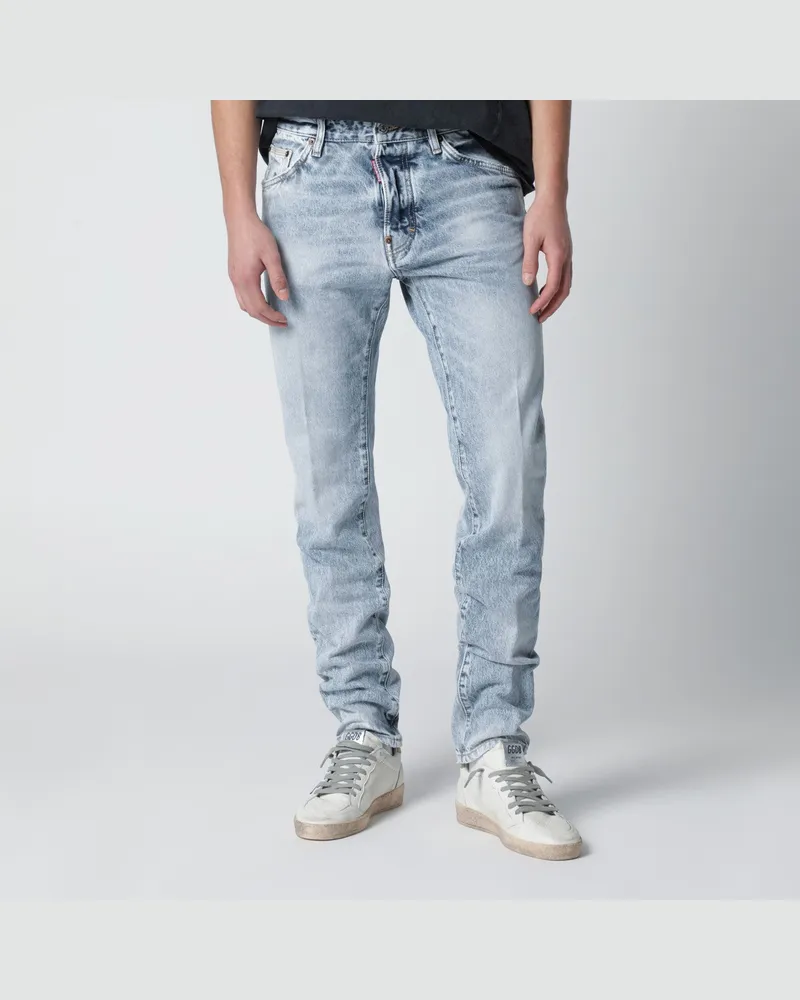 Dsquared2 Stretch-Denim-Jeans mit Vintage-Effekt Blue