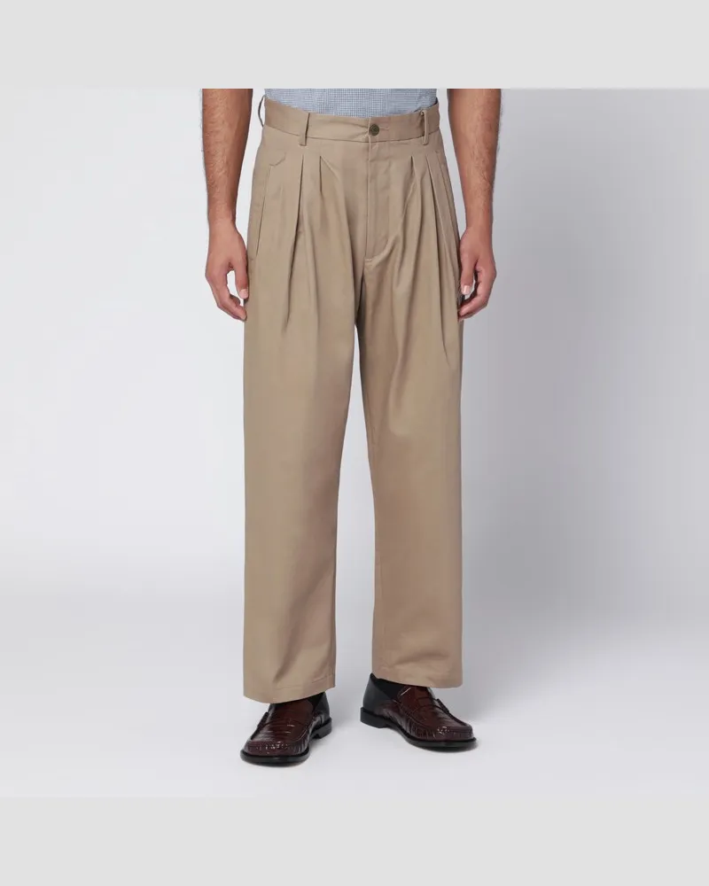 Brain Dead Wüstenfarbene Hose Brooks Brothers X Beige