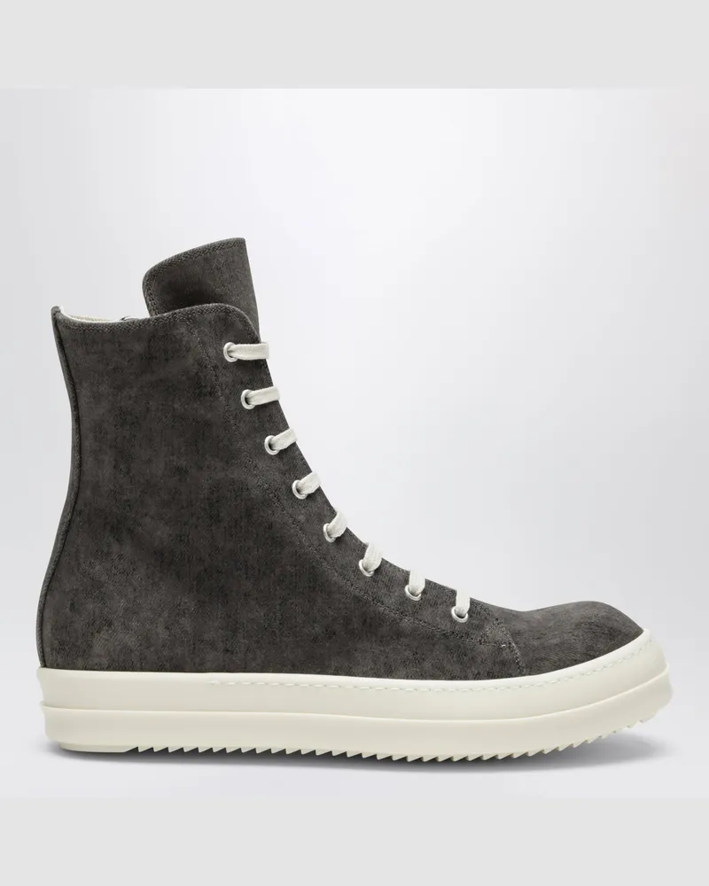 DRKSHDW by Rick Owens Tower sneakers in dusty grey/milk white velvet-effect Beige